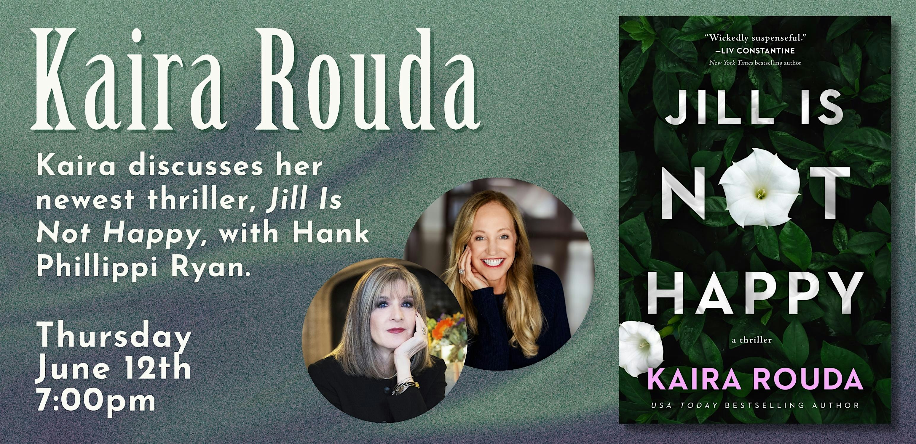 Kaira Rouda with Hank Phillippi Ryan | An Unlikely Story