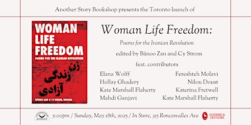 WOMAN LIFE FREEDOM - Bänoo Zan, Cy Strom, and contributors | Another Story Bookshop