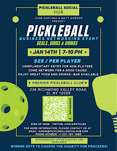 Pickleball - Deals Dinks and Drinks! | Premiere Pickleball