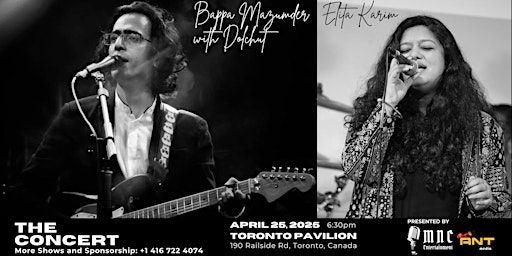 Bappa Mazumder Live with Dolchut & Elita Karim | Toronto Pavilion, 190 Railside Road, North York, Toronto, ON, Canada