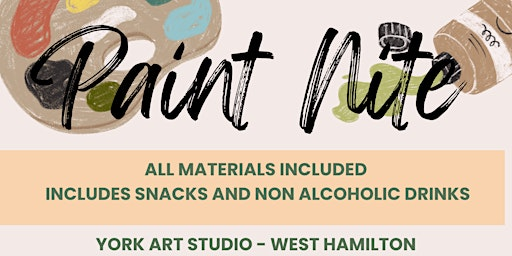 Paint Nite  Art Event in Hamilton. Fun creative event. Paint Party. | York Art Studio