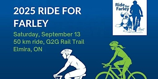 Ride for Farley - Cycling Fundraiser | G2G Rail Trail (Guelph to Goderich Rail Trail - Elmira)