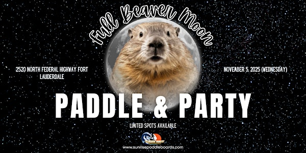 Full Beaver Moon Paddle and Party (Kayak and SUP) | Sunrise Paddleboards