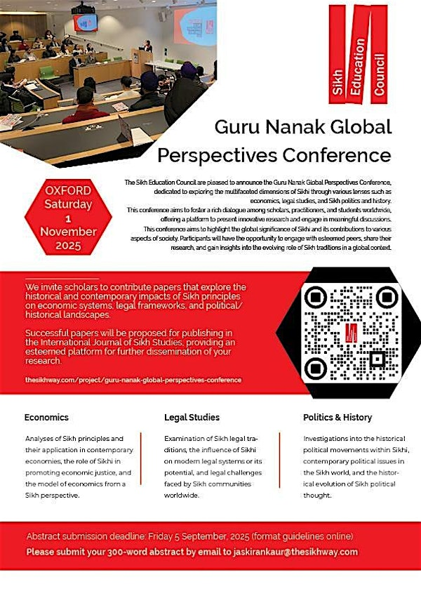 Guru Nanak Global Perspectives Conference | Wolfson College