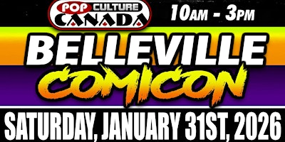 Belleville ComiCon : January 31st 2026  :  Comic Con | Masonic (Temple) Hall