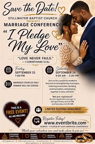 I Pledge My Love Marriage Conference | Stillwater Baptist Church