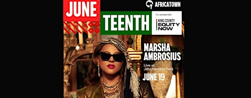Marsha Ambrosius Live at Juneteenth Freedom Fest | Jimi Hendrix Park
