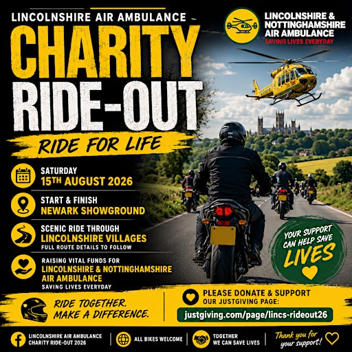 Lincs and Notts Air Ambulance Ride-Out 26 | Newark Showground