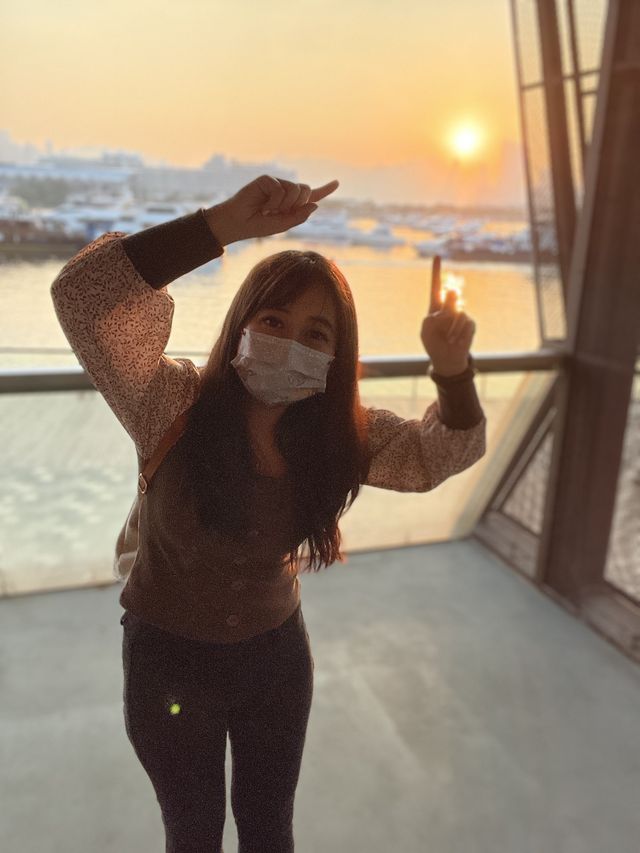 觀塘海濱日落🌄打卡位