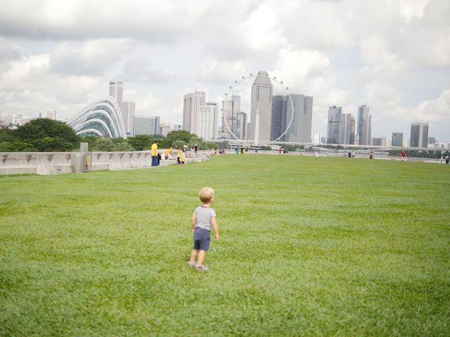 Marina Barrage มุมถ่ายรูปและพักผ่อนสุดปัง