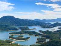Reservoir Island view in Hong Kong 