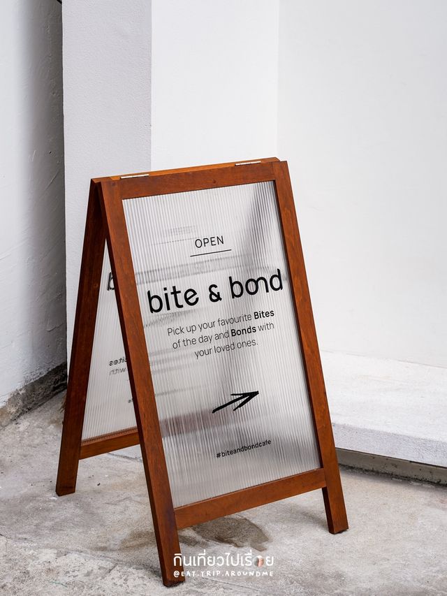 🥯 bite & bond คาเฟ่โทนสีขาวน้ำตาลใกล้เสาชิงช้า