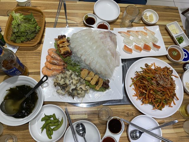 ソウルお刺身屋『99종합어시장&포장전문🐟』
