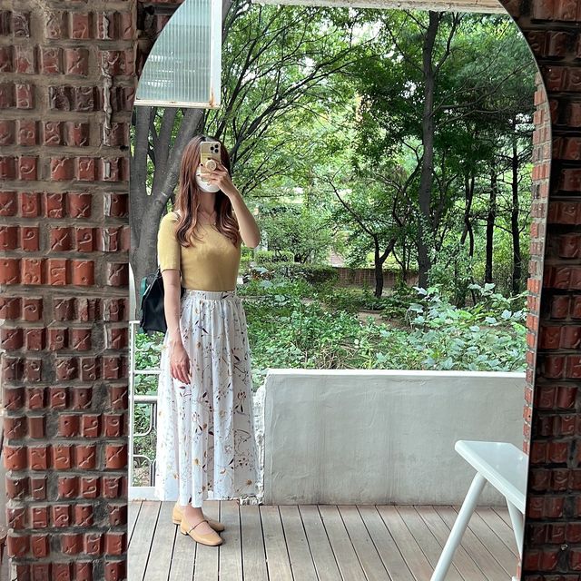 韓国/ソウル【聖水洞】ソウルの森の緑を堪能できる💚カフェ