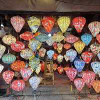 Take a stroll at night down Hoai River