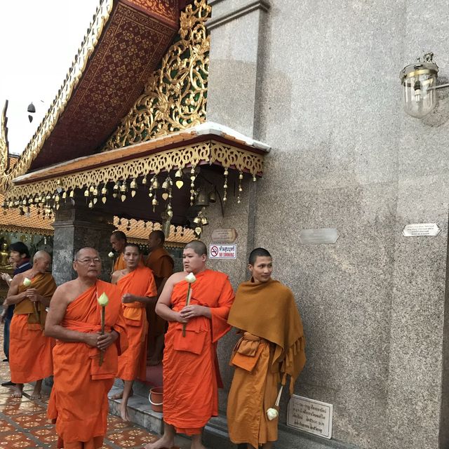 Grand and Holy temple at Doi Suthep 