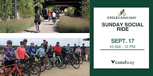 Sunday Social Ride - September 17 (Cleveland) | Ohio & Erie Canal Towpath Trail