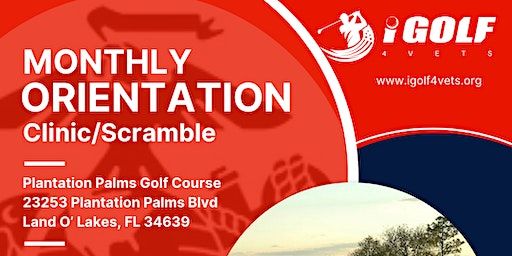 iGolf4VETS 1st Thursday Monthly Clinic/Scramble | Plantation Palms Golf Club, Plantation Palms Boulevard, Land O' Lakes, FL, USA
