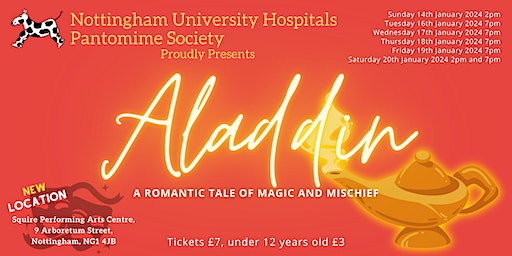 Aladdin - 14th January, 2pm | Squire PAC