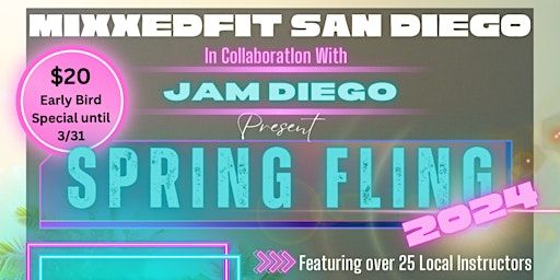 Mixxedfit San Diego’s Spring Fling 2024 | North Park Mini Park