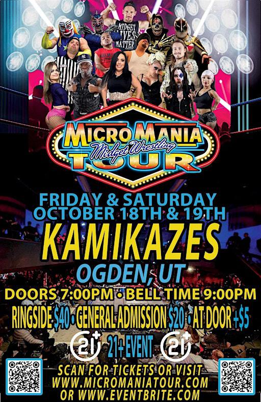 Micro Mania Midget Wrestling tour | Kamikazes - House Of Rock