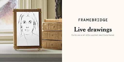 Live Sketch Portraits at Framebridge 82nd & Columbus | Framebridge
