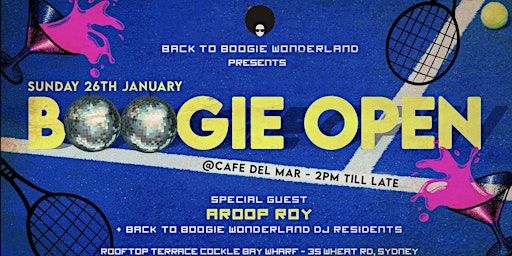 BACK TO BOOGIE WONDERLAND Presents: "DISCO OPEN" | Cafe del Mar Sydney