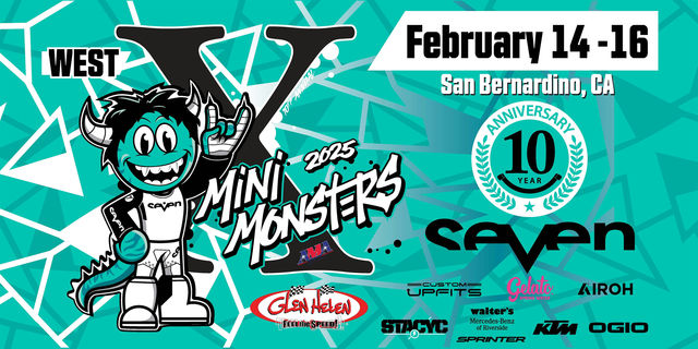 Mini Monsters West by SEVEN Overnight Parking Reservations 2025 | Glen Helen Raceway