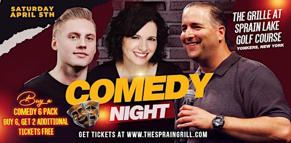 A Night of Comedy at The Grill at Sprain Lake Golf Course - Dinner Show | Sprain Lake Golf Course