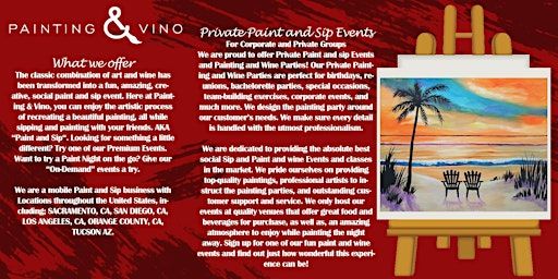 Two Benches at the Beach- Paint and Sip | The Old Spaghetti Factory