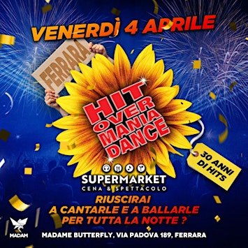 Hit Over Mania Dance @ SuperMarket Ferrara – Registrazione Ingresso Omaggio | SuperMarket