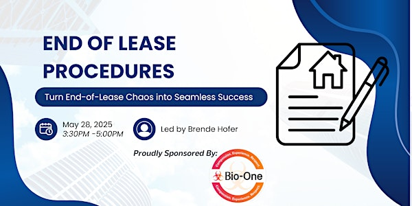 Guide to End of Lease Procedures | 2909 Landmark Pl