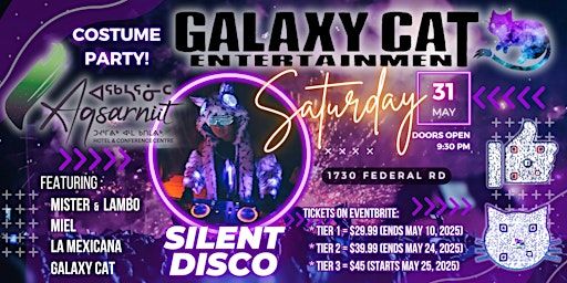 Galaxy Cat Entertainment & The Aqsarniit Hotel presents: Silent Disco! | 1730 Federal Rd