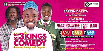 The 3 Kings of comedy | Clayton Hotel Liffey Valley