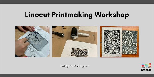 Linocut Printmaking Workshop #5 | Tacoma Armory