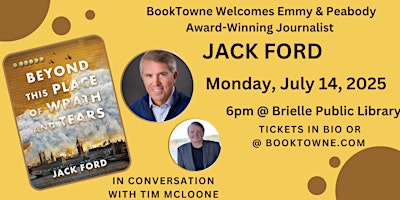 BookTowne Welcomes Award-Winning Journalist Jack Ford | Brielle Public Library