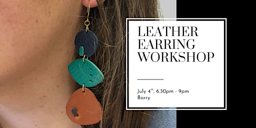 Leather Earring Workshop in Barry | Creative Bridge Cardiff Ltd