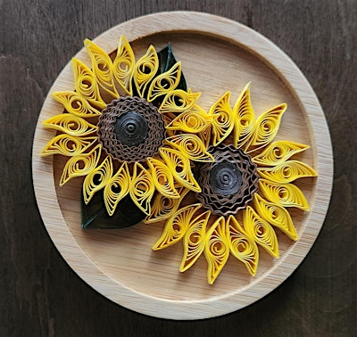 Quilling Sunflowers | Mimi’s Vintage Cottage