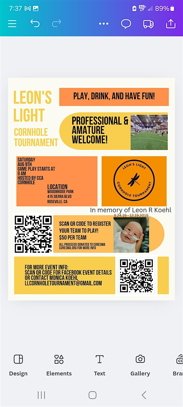 Leon's Light Cornhole Tournament | Woodbridge Park