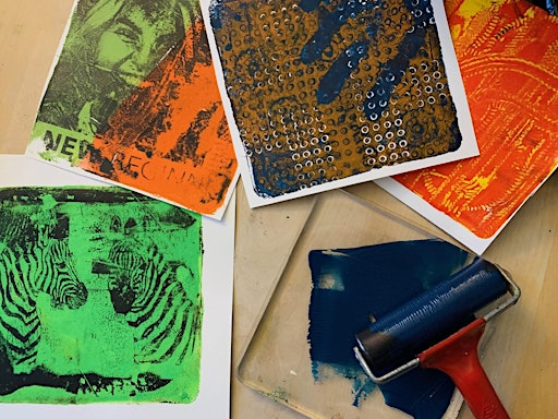 Gelli Plate Printing Workshop | Denton West End Community Library