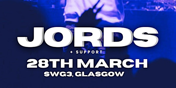 Jords | March 28 | SWG3 Poetry club