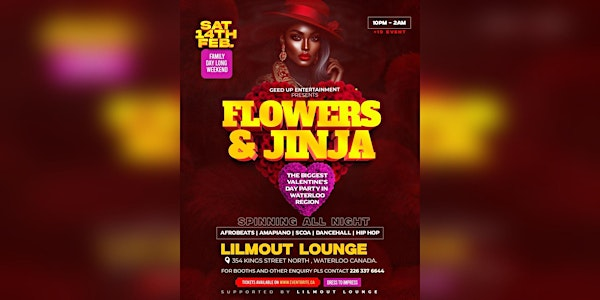 FLOWERS & JINJA | Lilmout Lounge