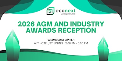 2026 econext Industry Awards | Alt Hotel St. John's