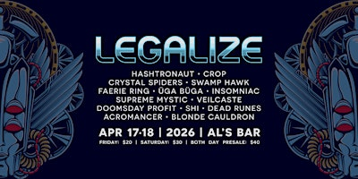 Legalize 2026 | Al's Bar
