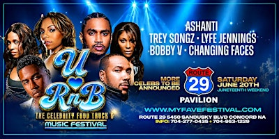 U❤️RNB FOOD TRUCK MUSIC FEST w/TREY SONGZ+ASHANTI & MORE | Route 29 Pavilion