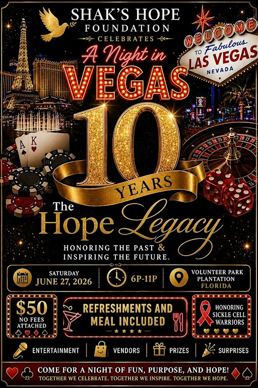 Shak's Hope Foundation Celebrates "10"  The Hope Legacy | Volunteer Park Community Center