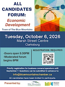 TBM All-Candidates Political Forum | Marsh Street Community Centre