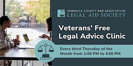 Veterans' Free Legal Advice Clinic | 215 N Oxford Rd