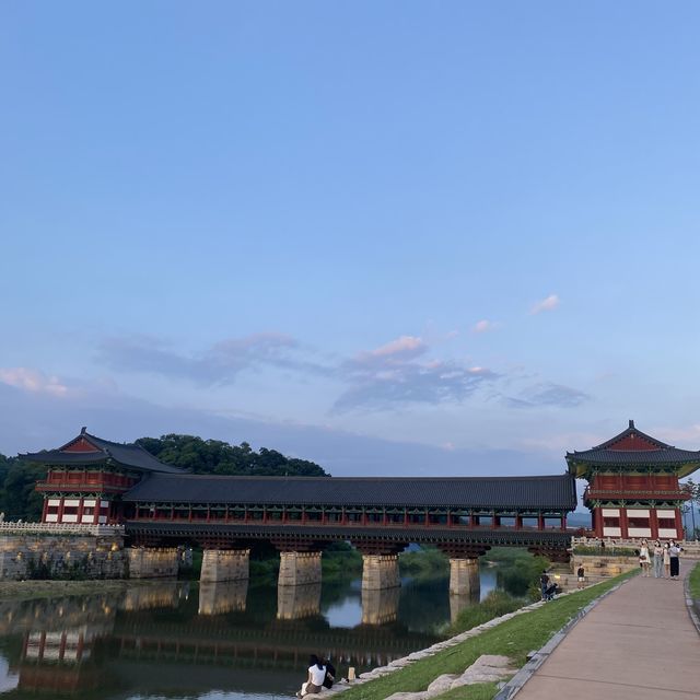 노을맛집 경주 월정교