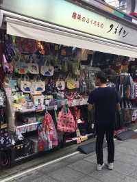 Busy Nakamise Shopping street